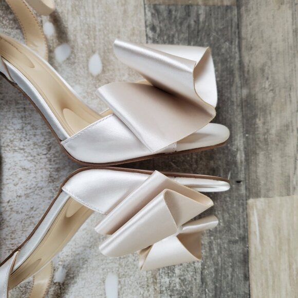 Jessica Simpson Olivine Women Heel Sandal White Ankle Strap Stiletto Heel - Picture 9 of 12